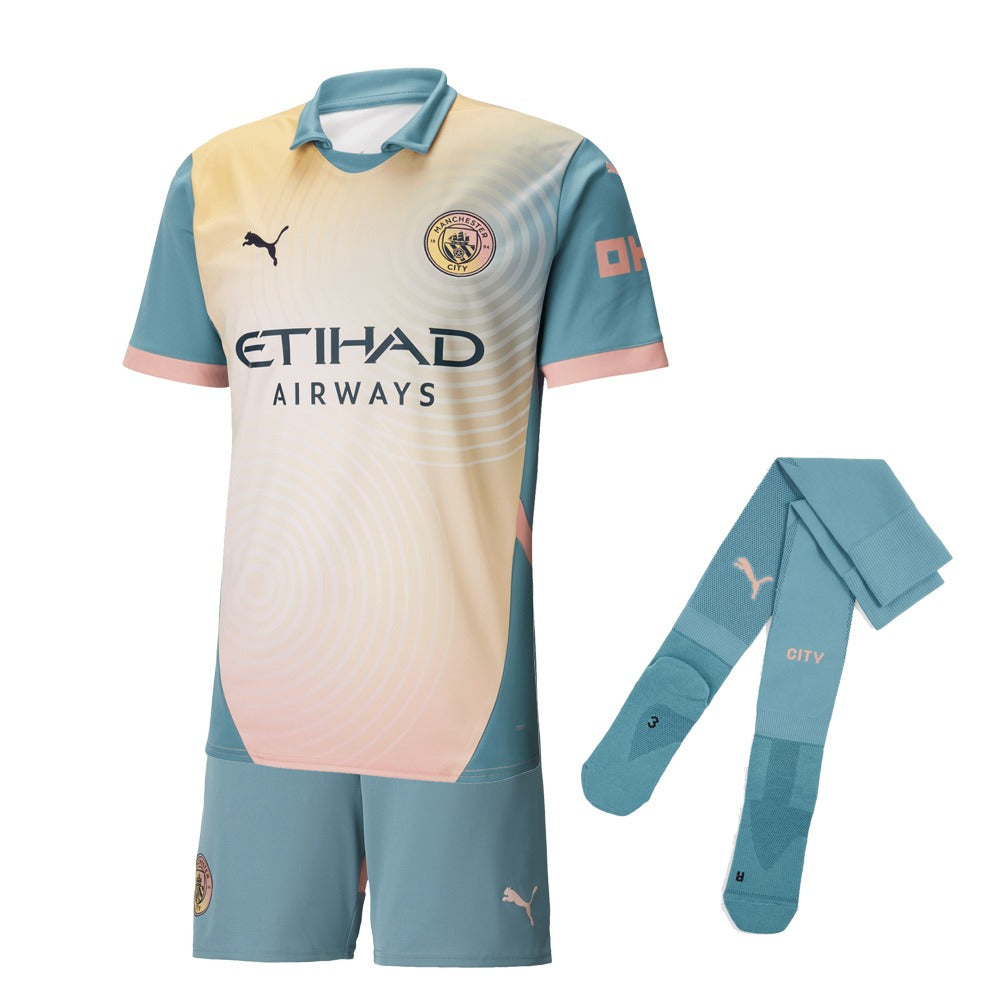 KID'S KIT MANCHESTER CITY FOURTH 2024-2025