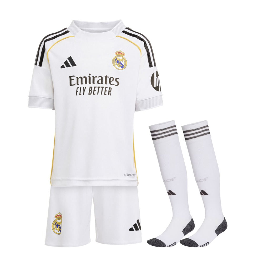 REAL MADRID HOME KIDS KIT 2025-2026