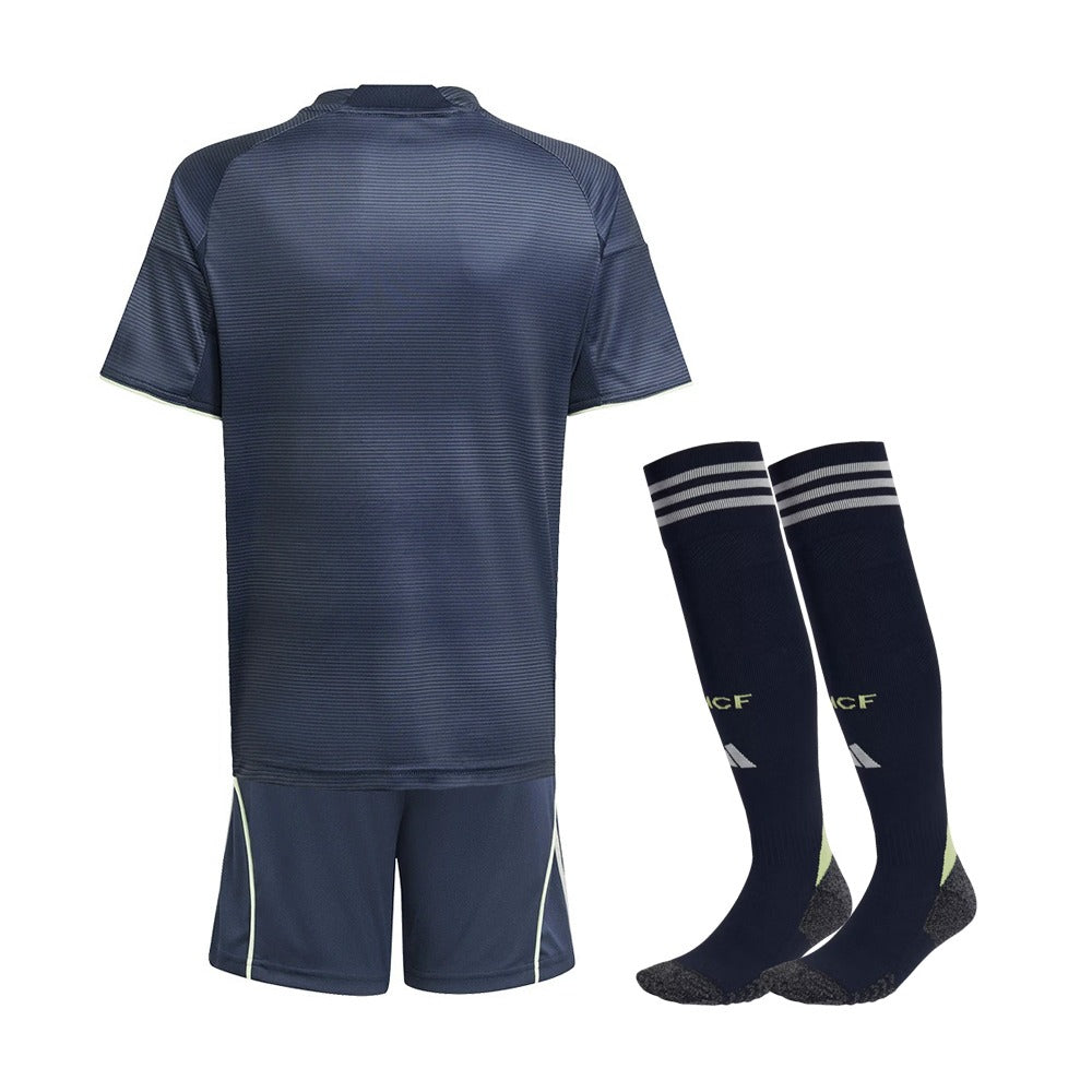 REAL MADRID AWAY KIDS KIT 2025-2026
